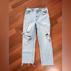 Abercrombie & Fitch 90’s straight ultra high rise curve love